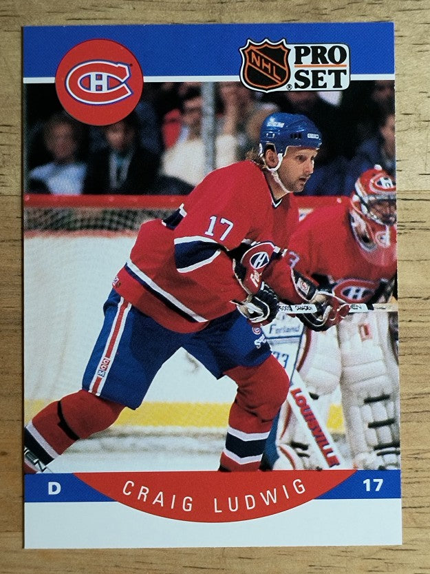 1990-91 Pro Set #154 Craig Ludwig