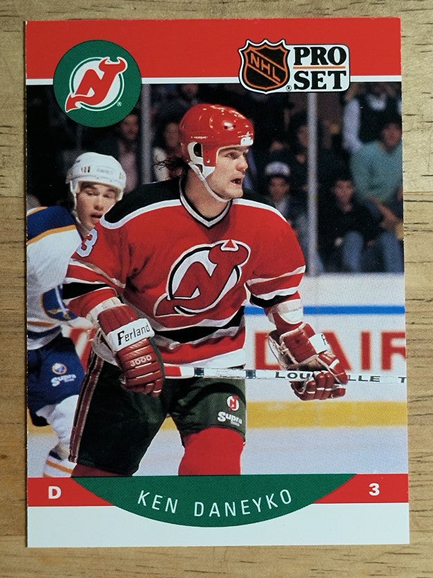 1990-91 Pro Set #165 Ken Daneyko