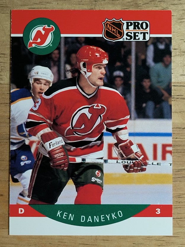1990-91 Pro Set #165 Ken Daneyko