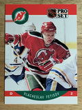 1990-91 Pro Set #167A Slava Fetisov ERR RC/Misspelled Vlacheslav