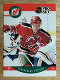 1990-91 Pro Set #167A Slava Fetisov ERR RC/Misspelled Vlacheslav