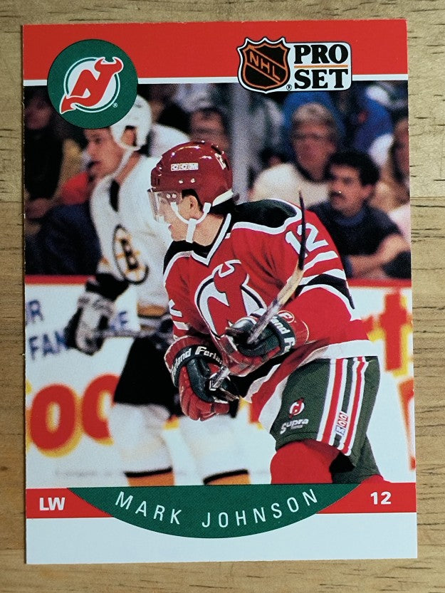 1990-91 Pro Set #168 Mark Johnson