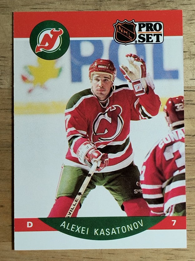 1990-91 Pro Set #169 Alexei Kasatonov RC