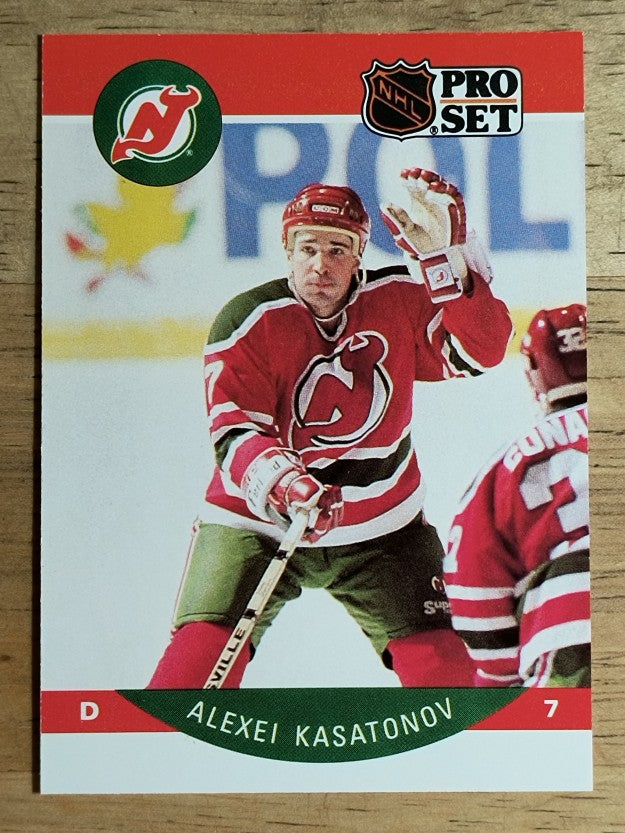 1990-91 Pro Set #169 Alexei Kasatonov RC