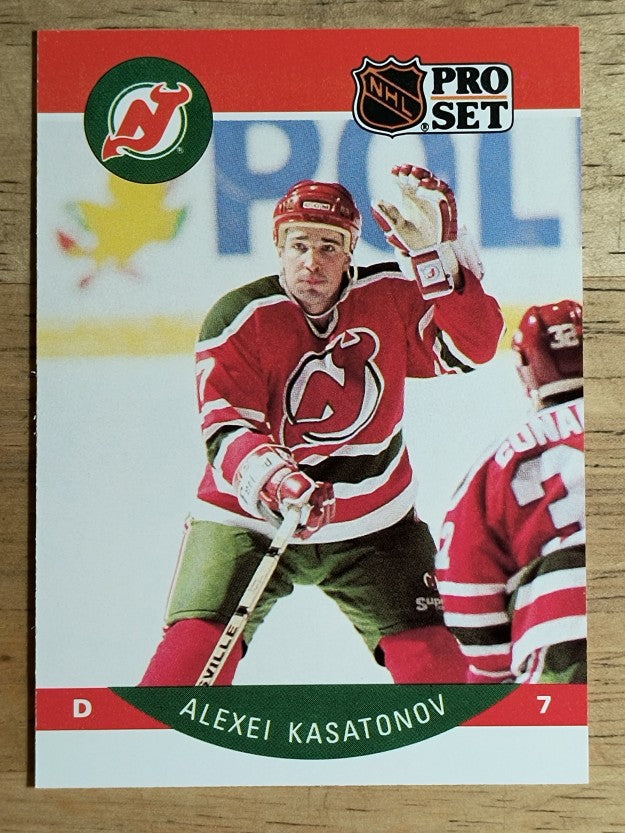 1990-91 Pro Set #169 Alexei Kasatonov RC