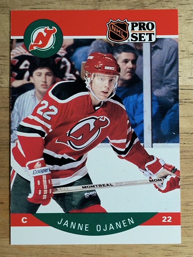 1990-91 Pro Set #173 Janne Ojanen RC