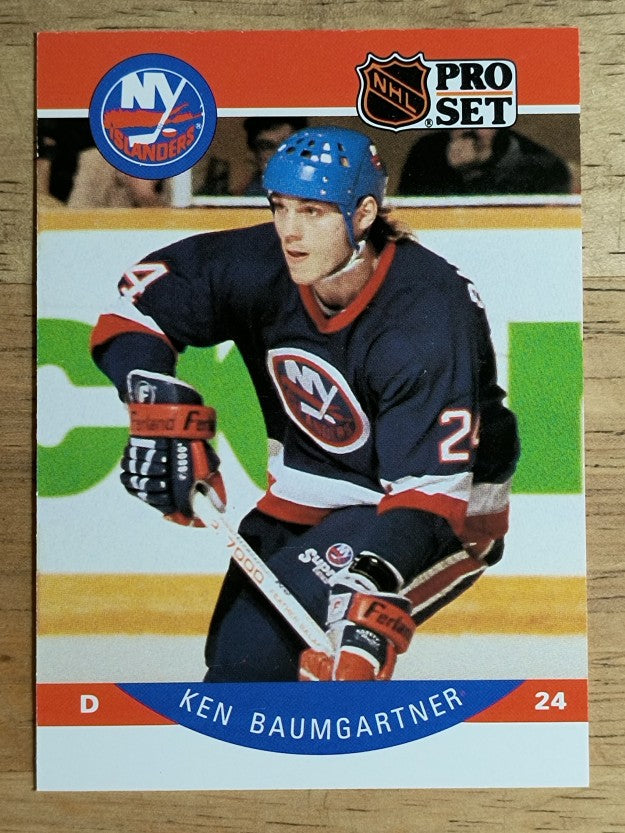1990-91 Pro Set #178 Ken Baumgartner RC