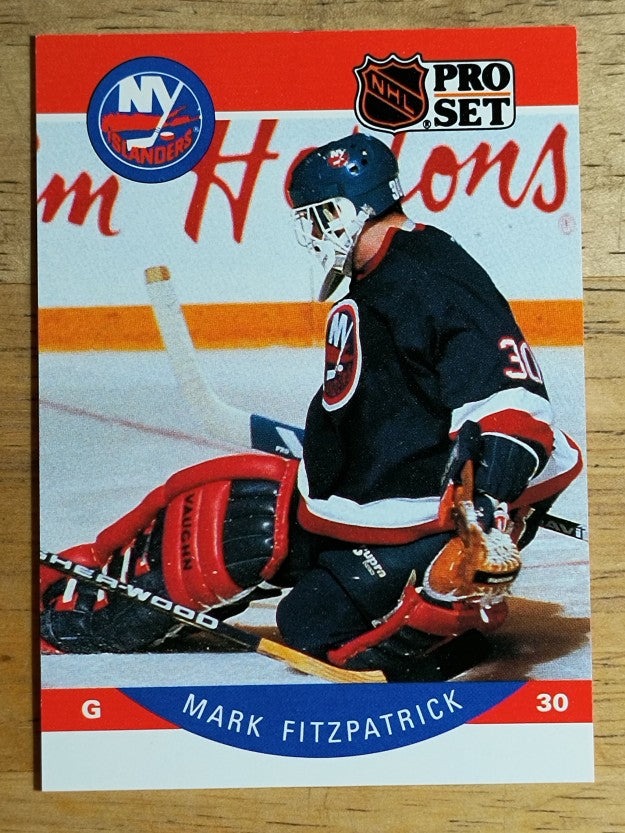 1990-91 Pro Set #181 Mark Fitzpatrick RC