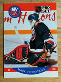 1990-91 Pro Set #181 Mark Fitzpatrick RC