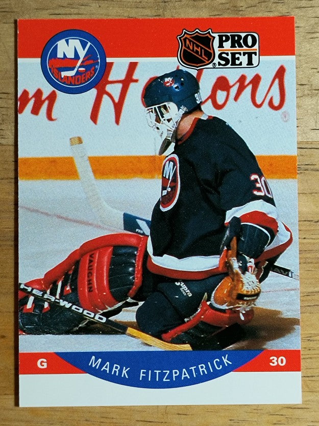 1990-91 Pro Set #181 Mark Fitzpatrick RC