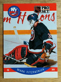 1990-91 Pro Set #181 Mark Fitzpatrick RC