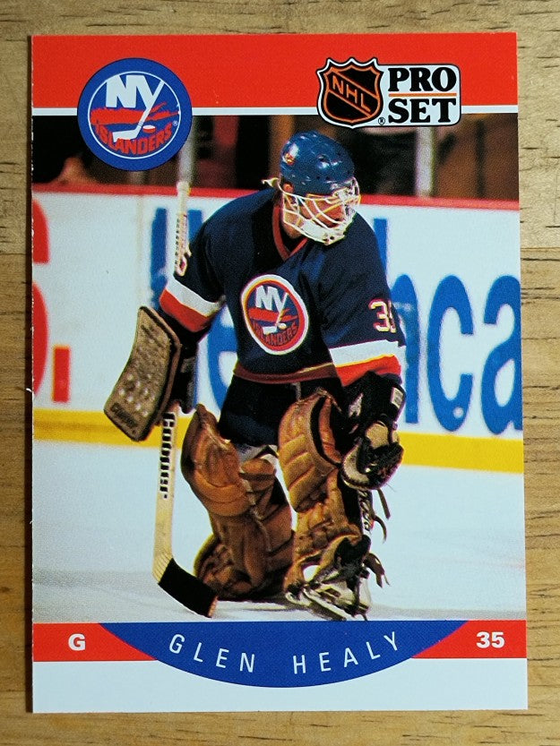 1990-91 Pro Set #183 Glenn Healy RC