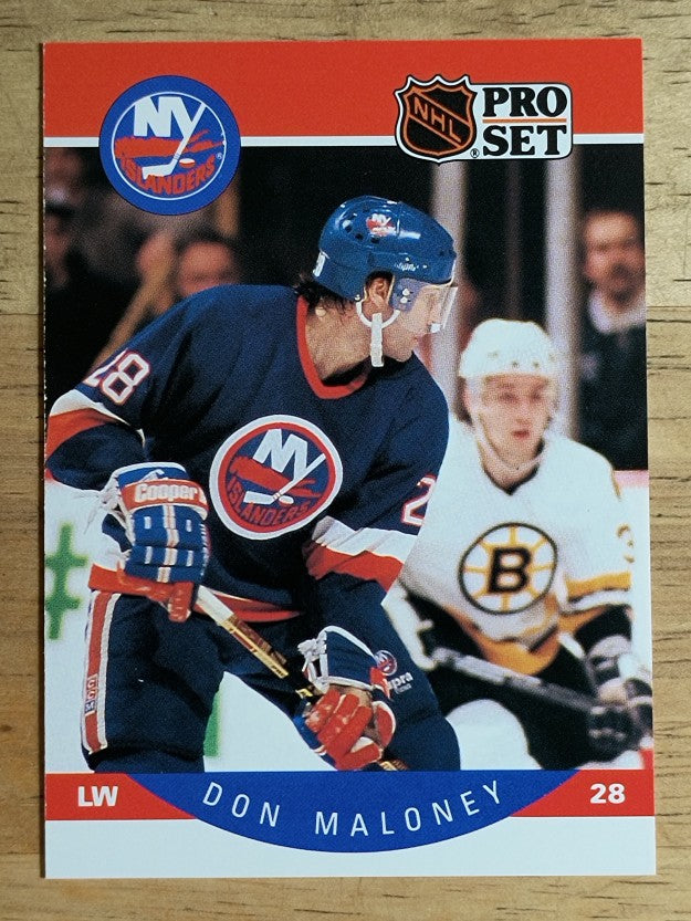 1990-91 Pro Set #187 Don Maloney