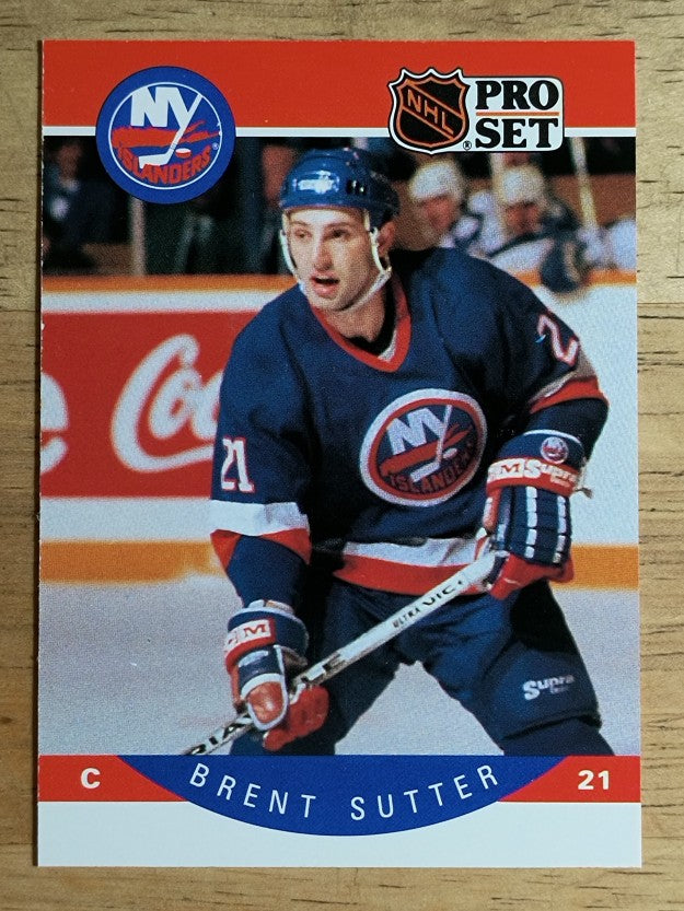 1990-91 Pro Set #191 Brent Sutter