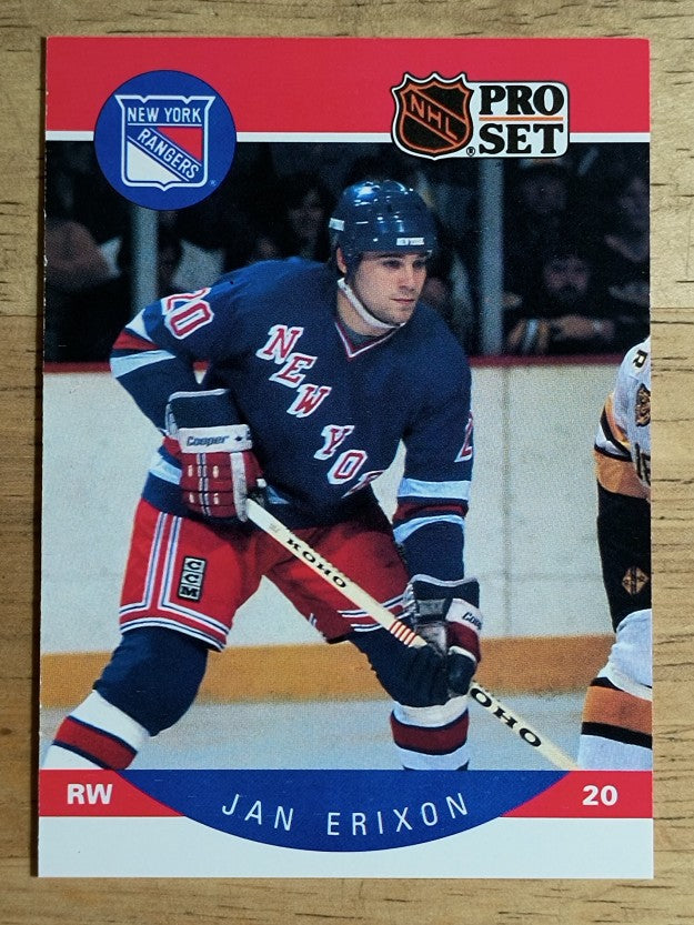 1990-91 Pro Set #195 Jan Erixon