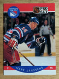 1990-91 Pro Set #199 Mark Janssens RC