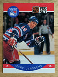 1990-91 Pro Set #199 Mark Janssens RC