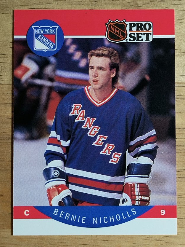 1990-91 Pro Set #204 Bernie Nicholls