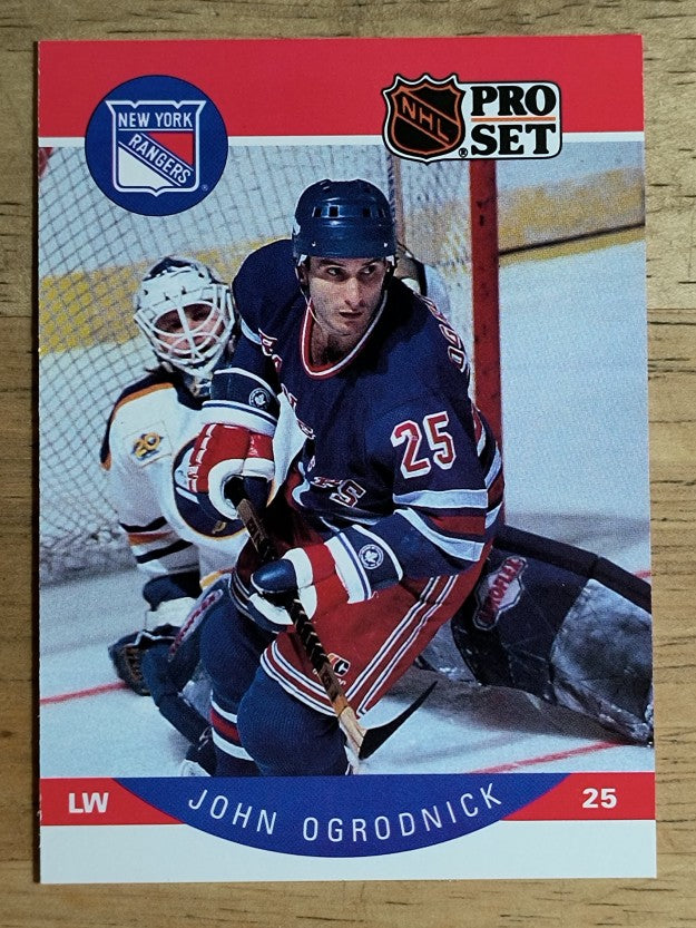 1990-91 Pro Set #206 John Ogrodnick