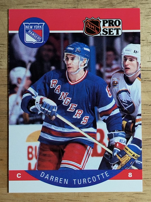 1990-91 Pro Set #208 Darren Turcotte RC