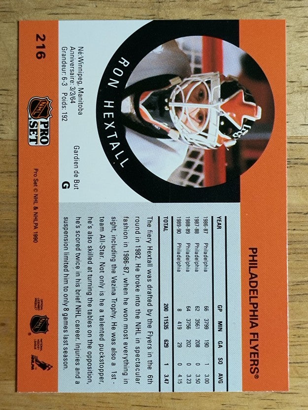 1990-91 Pro Set #216 Ron Hextall