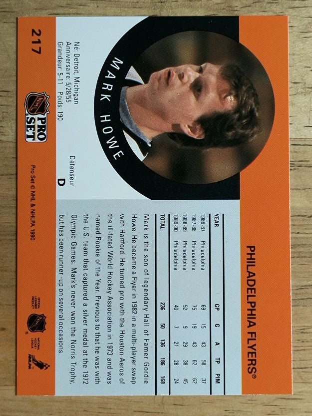 1990-91 Pro Set #217 Mark Howe