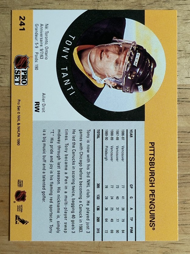 1990-91 Pro Set #241 Tony Tanti