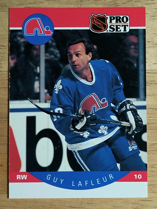 1990-91 Pro Set #250 Guy Lafleur