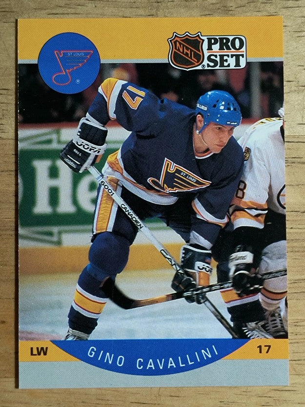 1990-91 Pro Set #261 Gino Cavallini