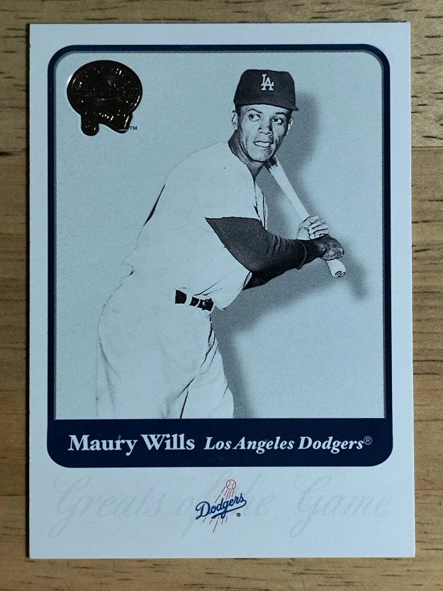 2001 Greats of the Game #24 Maury Wills