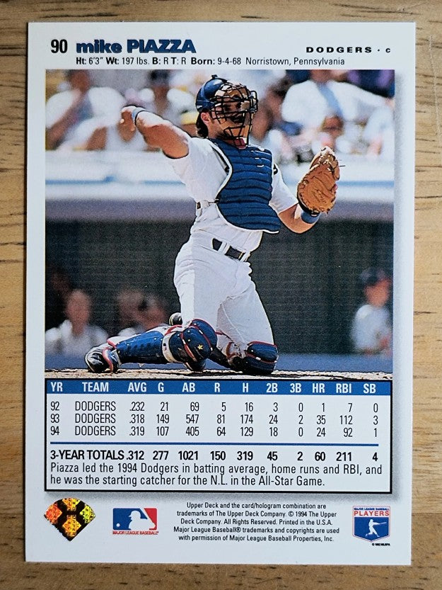 1995 Collector's Choice SE #90 Mike Piazza