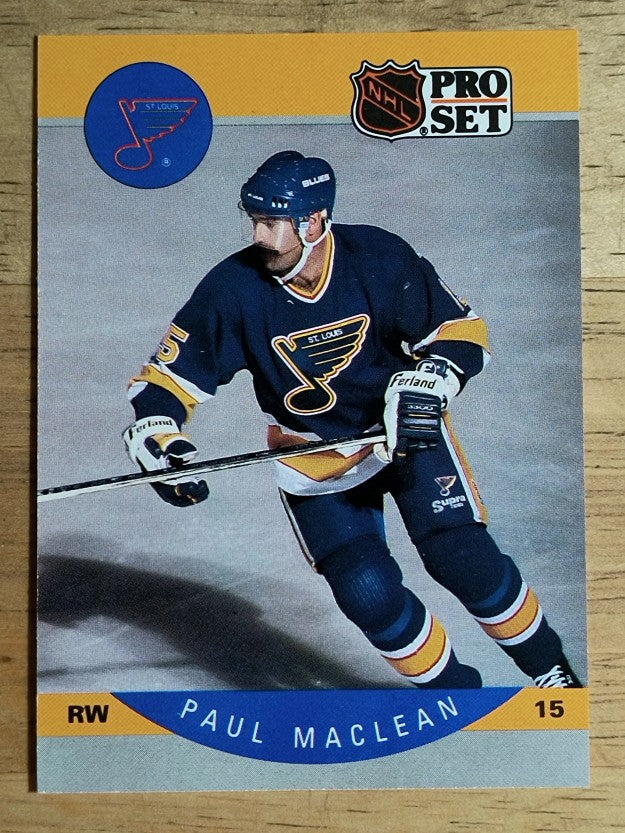 1990-91 Pro Set #266 Paul MacLean