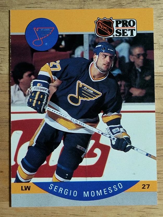 1990-91 Pro Set #268 Sergio Momesso RC