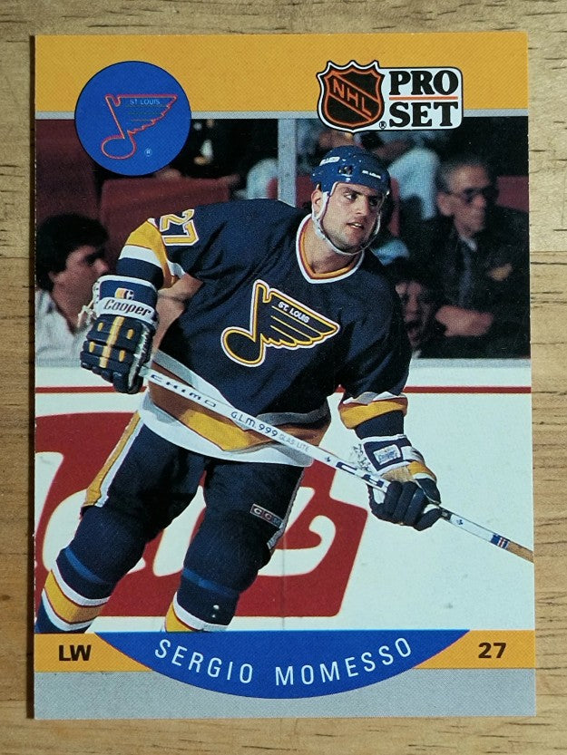 1990-91 Pro Set #268 Sergio Momesso RC