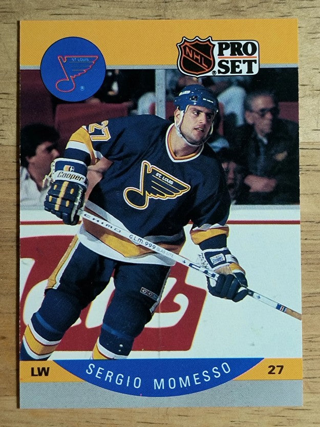1990-91 Pro Set #268 Sergio Momesso RC