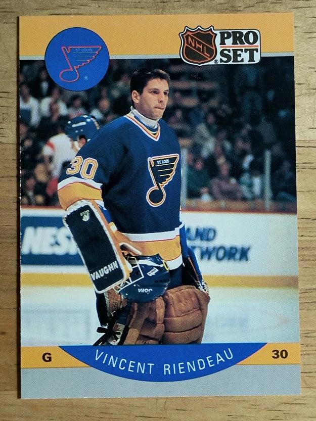 1990-91 Pro Set #270 Vincent Riendeau RC