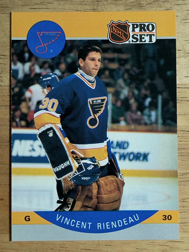 1990-91 Pro Set #270 Vincent Riendeau RC