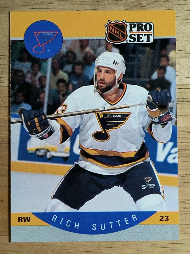 1990-91 Pro Set #272 Rich Sutter