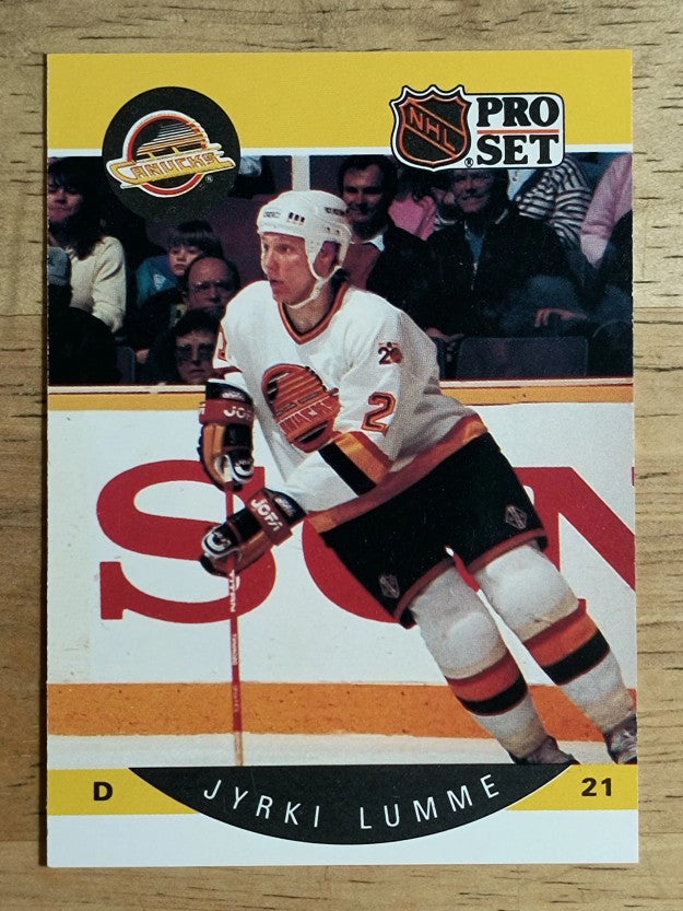 1990-91 Pro Set #300 Jyrki Lumme RC