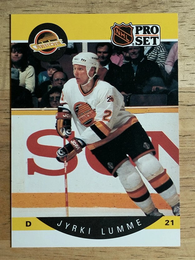 1990-91 Pro Set #300 Jyrki Lumme RC