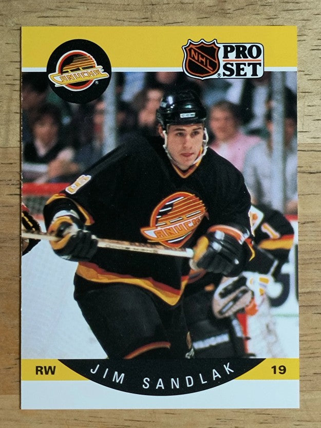 1990-91 Pro Set #305 Jim Sandlak