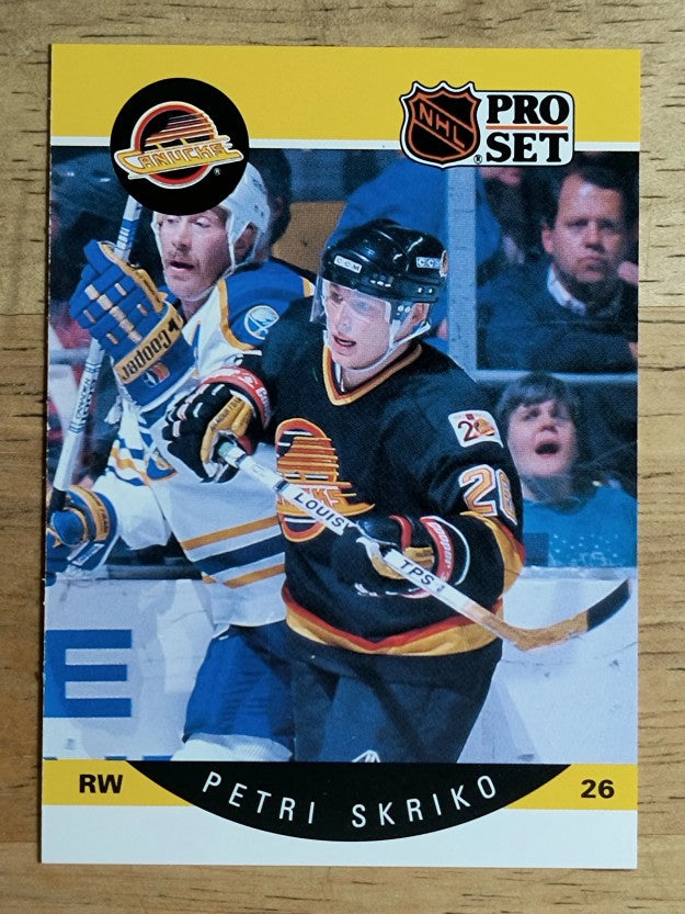 1990-91 Pro Set #306 Petri Skriko