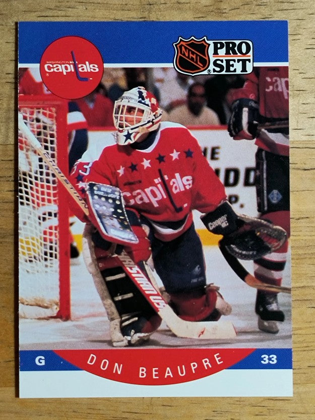 1990-91 Pro Set #307 Don Beaupre