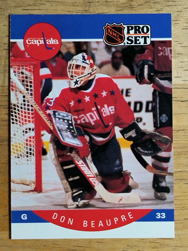 1990-91 Pro Set #307 Don Beaupre