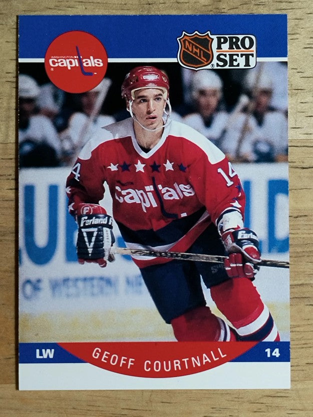 1990-91 Pro Set #309 Geoff Courtnall