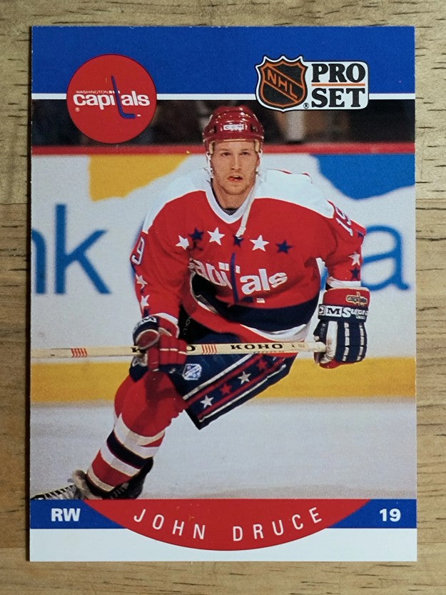 1990-91 Pro Set #310 John Druce RC