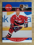 1990-91 Pro Set #310 John Druce RC