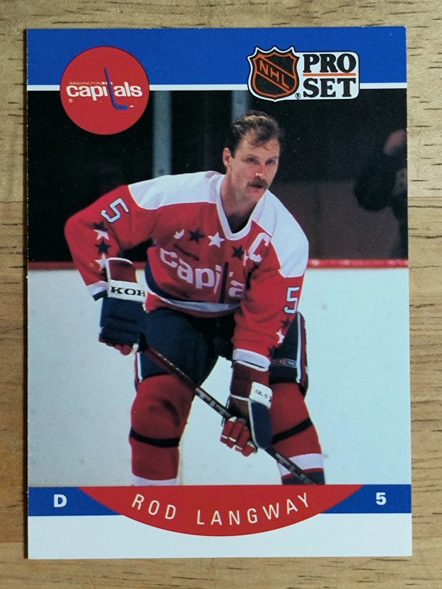 1990-91 Pro Set #314 Rod Langway