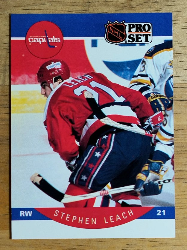 1990-91 Pro Set #315 Stephen Leach