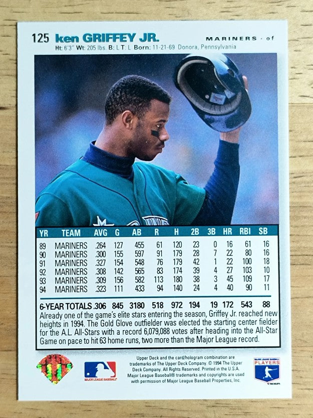 1995 Collector's Choice SE #125 Ken Griffey Jr.
